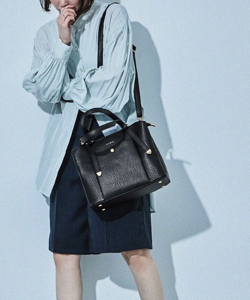 【セール】【HUNDRED】 3層切り替えデザインハンドバッグ 2wayショルダーバッグ レディース（ハンドバッグ）｜HUNDRED（ハンドレッド）