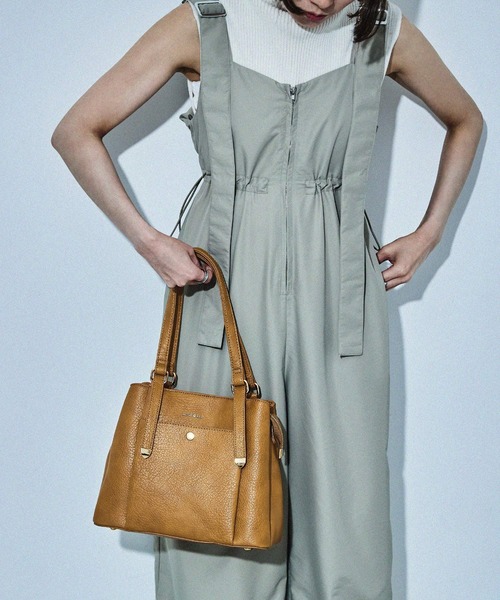 【セール】【HUNDRED】 3層切り替えデザインハンドバッグ 2wayショルダーバッグ レディース（ハンドバッグ）｜HUNDRED（ハンドレッド）