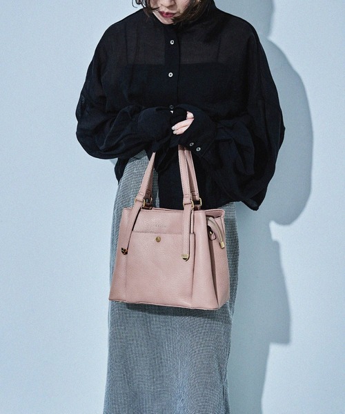 【セール】【HUNDRED】 3層切り替えデザインハンドバッグ 2wayショルダーバッグ レディース（ハンドバッグ）｜HUNDRED（ハンドレッド）