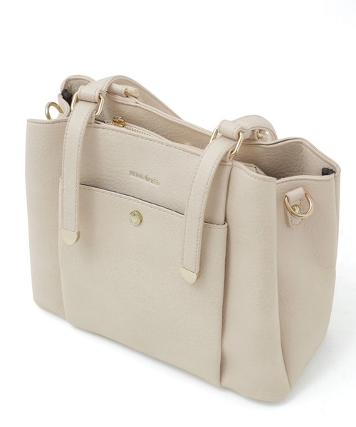 【セール】【HUNDRED】 3層切り替えデザインハンドバッグ 2wayショルダーバッグ レディース（ハンドバッグ）｜HUNDRED（ハンドレッド）