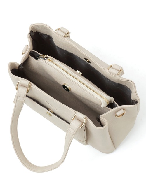 【セール】【HUNDRED】 3層切り替えデザインハンドバッグ 2wayショルダーバッグ レディース（ハンドバッグ）｜HUNDRED（ハンドレッド）