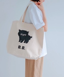 B.B. キャンバストートバッグ L / フミフミ