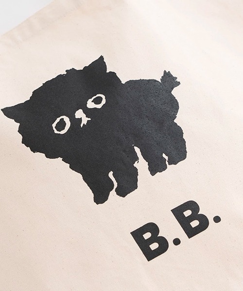 MAMBO（マンボ）の「B.B. キャンバストートバッグ L / フミフミ（トートバッグ・レディース・クリーム・FREE）」の6枚目の写真