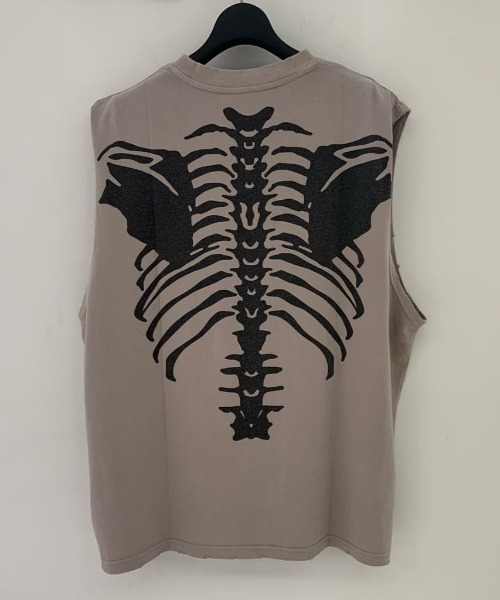 FR(13)NDS(フレンズ)の「FR(13)NDS /フレンズ/PIGMENT NO SLEEVE BORN(Tシャツ/カットソー・メンズ・グレー/ブラック・F)」の10枚目の写真