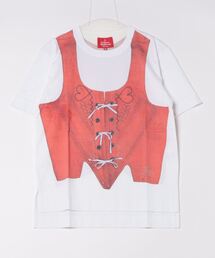 vivienne westwood ヴィヴィアン コルセット風 Tシャツ リボン vivienne westwood ヴィヴィアン コルセット風 Tシャツ リボン