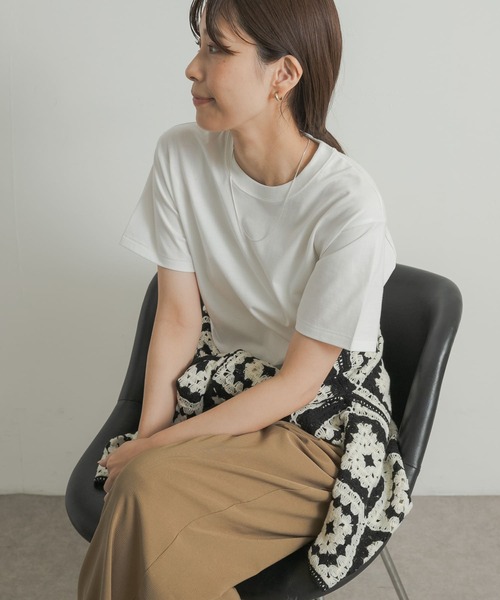 Curensology コットンインレイTシャツ新品 Curensology コットンインレイTシャツ新品 Curensology/カレン