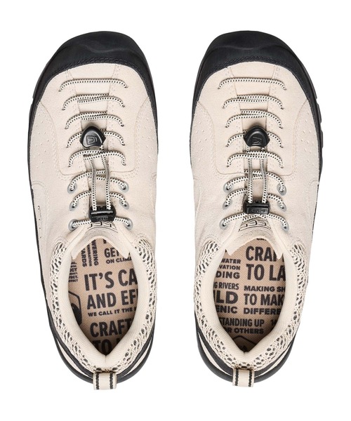 KEEN(キーン)の「KEEN/キーン レディース スニーカー アウトドア JASPER -ROCKS- SP ジャスパー ロックス 1029737(スニーカー・レディース・ホワイト×ブラック・24.5cm/25.0cm/23.5cm/24.0cm/23.0cm/26.0cm)」の4枚目の写真