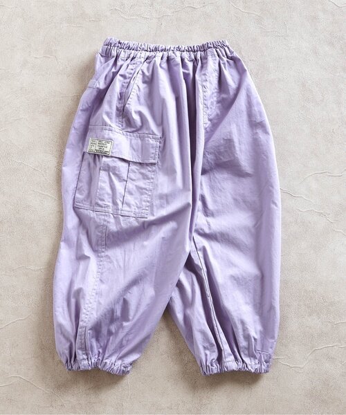 BREEZE（ブリーズ）の「ルーズカーゴパンツ（カーゴパンツ・キッズ・アイボリー/カーキ/ベージュ/チャコール/ラベンダー・80/90/100/110/120/130/140/150）」の6枚目の写真
