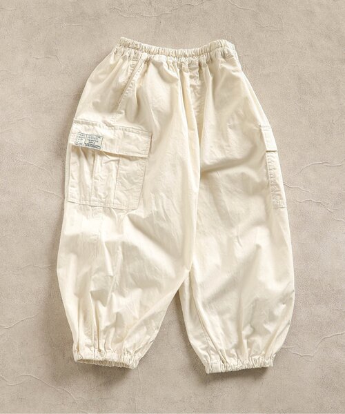 BREEZE（ブリーズ）の「ルーズカーゴパンツ（カーゴパンツ・キッズ・アイボリー/カーキ/ベージュ/チャコール/ラベンダー・80/90/100/110/120/130/140/150）」の7枚目の写真
