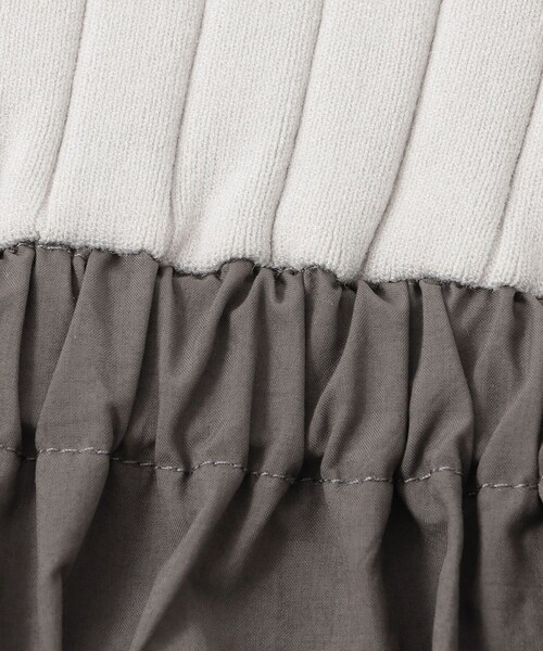 MACKINTOSH PHILOSOPHY（ﾏｯｷﾝﾄｯｼｭ ﾌｨﾛｿﾌｨｰ）の「ワイドリブコンビワンピース（ワンピース・レディース・ダークネイビー/グレー系その他・38）」の9枚目の写真