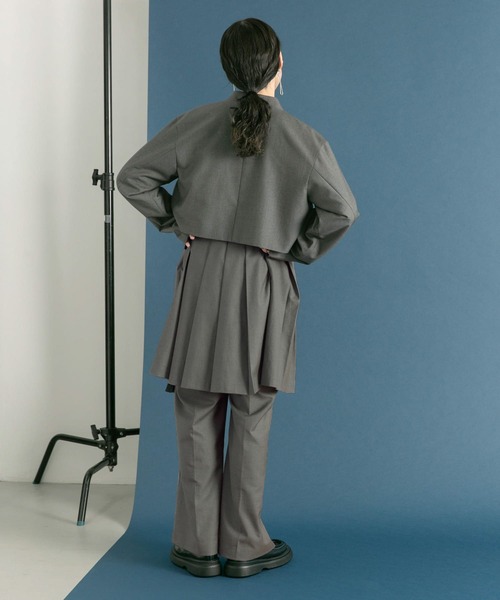 KBF(ケイビーエフ)の「プリーツスカートSETパンツ(その他パンツ・レディース・ダークブラウン/グレー・ONE)」の17枚目の写真