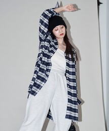 PUBLUX | PUBLUX/パブリュクス オーバーサイズチェックシャツ　限定展開(シャツ/ブラウス)