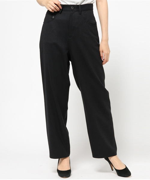 JOURNAL STANDARD（ジャーナルスタンダード）の「ハイカウントサキソニー ワイド5ポケットパンツ#（その他パンツ・レディース・ネイビー/グレー/アイボリー・34/38/36）」の13枚目の写真