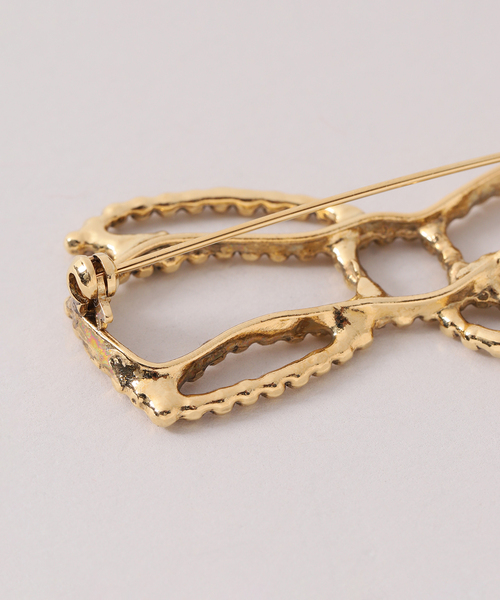 ADER Bijoux / アデル ビジュー CUTSELL ribbon brooch 【公式通販】