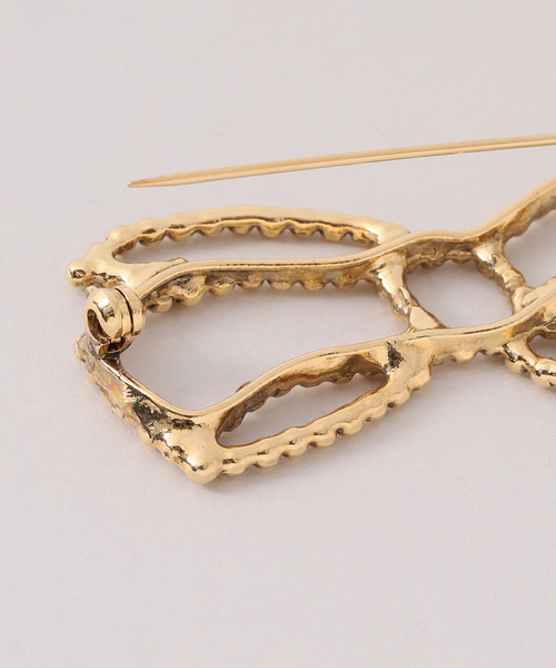 ADER Bijoux / アデル ビジュー CUTSELL ribbon brooch