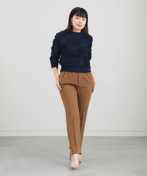 B:MING by BEAMS（ビーミングバイビームス）の「裏起毛 イージーパンツ（S～L）（その他パンツ・レディース・ブラウン系その他3/ブラック・SMALL/LARGE/MEDIUM）」の5枚目の写真