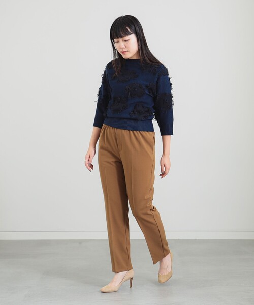 B:MING by BEAMS（ビーミングバイビームス）の「裏起毛 イージーパンツ（S～L）（その他パンツ・レディース・ブラウン系その他3/ブラック・SMALL/LARGE/MEDIUM）」の7枚目の写真