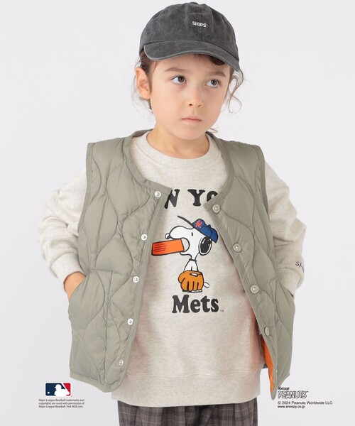 TAION（タイオン）の「【WEB限定】TAION:100～150cm / ミリタリー ダウン ベスト（ダウンベスト・キッズ・ダークオリーブ/ダークグリーン・100/110/120/130/140/150）」の14枚目の写真