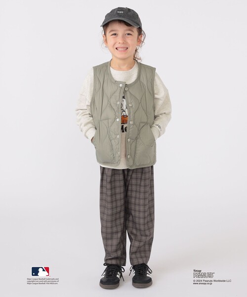 TAION（タイオン）の「【WEB限定】TAION:100～150cm / ミリタリー ダウン ベスト（ダウンベスト・キッズ・ダークオリーブ/ダークグリーン・100/110/120/130/140/150）」の19枚目の写真