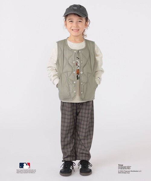TAION（タイオン）の「【WEB限定】TAION:100～150cm / ミリタリー ダウン ベスト（ダウンベスト・キッズ・ダークオリーブ/ダークグリーン・100/110/120/130/140/150）」の20枚目の写真