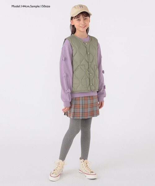 TAION（タイオン）の「【WEB限定】TAION:100～150cm / ミリタリー ダウン ベスト（ダウンベスト・キッズ・ダークオリーブ/ダークグリーン・100/110/120/130/140/150）」の5枚目の写真