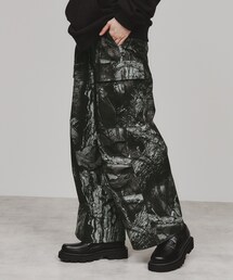 tk.TAKEO KIKUCHI | ナイロンワイドカーゴパンツ(カーゴパンツ)