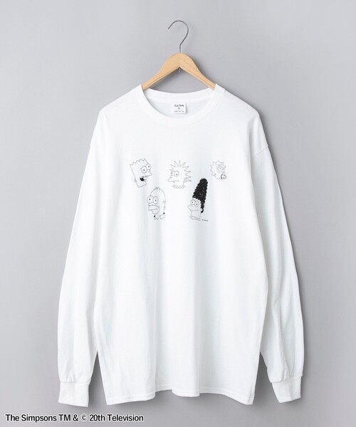 The Simpsons（ザ・シンプソンズ）の「THE SIMPSONS /ROCK STANLEY（ロックスタンレー）別注 プリントロングTシャツ（Tシャツ/カットソー・メンズ・ホワイト・M/L/XL）」の11枚目の写真