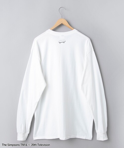 The Simpsons（ザ・シンプソンズ）の「THE SIMPSONS /ROCK STANLEY（ロックスタンレー）別注 プリントロングTシャツ（Tシャツ/カットソー・メンズ・ホワイト・M/L/XL）」の12枚目の写真