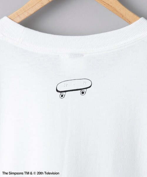 The Simpsons（ザ・シンプソンズ）の「THE SIMPSONS /ROCK STANLEY（ロックスタンレー）別注 プリントロングTシャツ（Tシャツ/カットソー・メンズ・ホワイト・M/L/XL）」の15枚目の写真