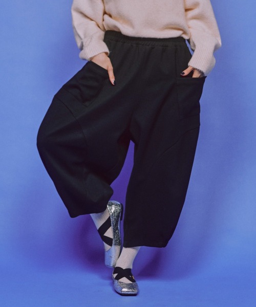 【セール】ウールタッチバルーンパンツ（その他パンツ）｜manana suerte（マニャーナスエルテ）