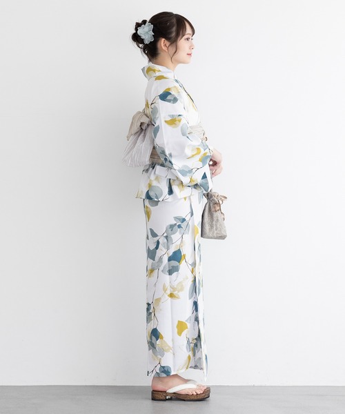 早い者勝ち！完売品！【floro by SOUBIEN】セパレート浴衣3点セット セール】【floro by SOUBIEN】セパレート浴衣3点セット （上衣