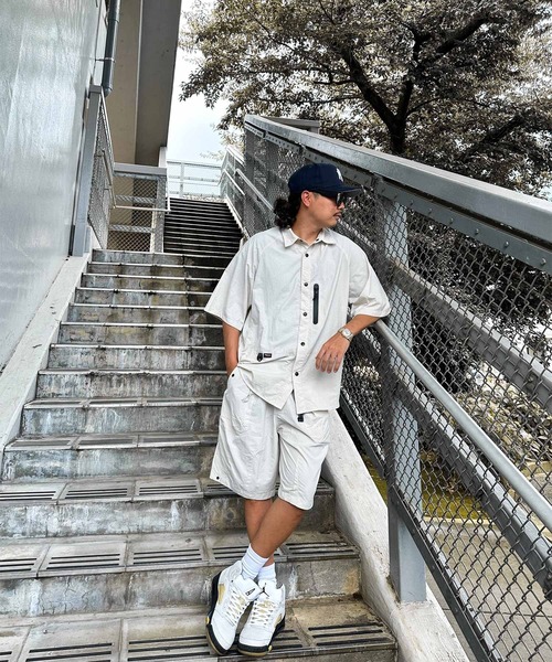 DEFLEXTION（ディフレクション）の「【DEFLEXTION / ディフレクション】Cordura fabric half pants / コーデュラファブリック ハーフパンツ（その他パンツ・メンズ・ブラック/カーキ/オフホワイト/チャコールグレー・MEDIUM/LARGE）」の5枚目の写真