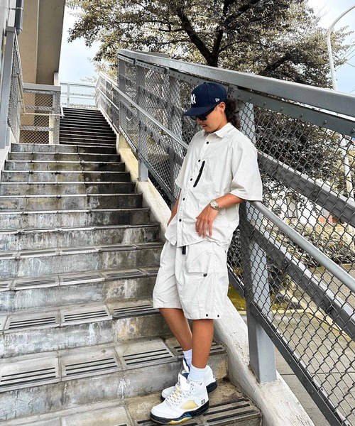 DEFLEXTION（ディフレクション）の「【DEFLEXTION / ディフレクション】Cordura fabric half pants / コーデュラファブリック ハーフパンツ（その他パンツ・メンズ・ブラック/カーキ/オフホワイト/チャコールグレー・MEDIUM/LARGE）」の6枚目の写真