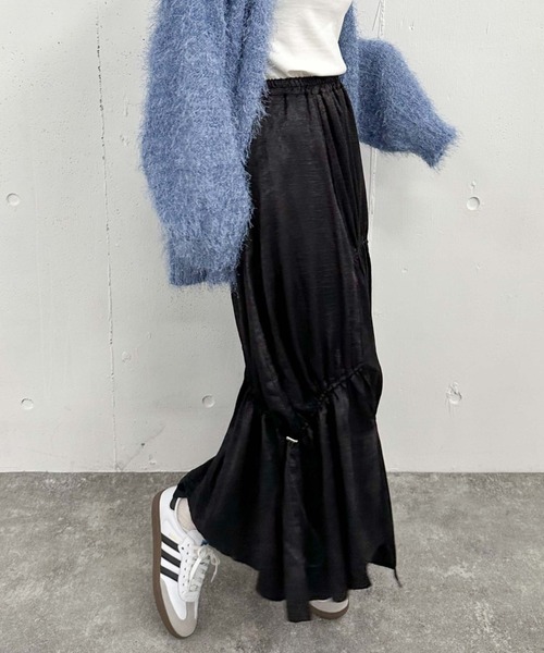 セール】ドロストイレヘムグリッタースカート（スカート）｜archives
