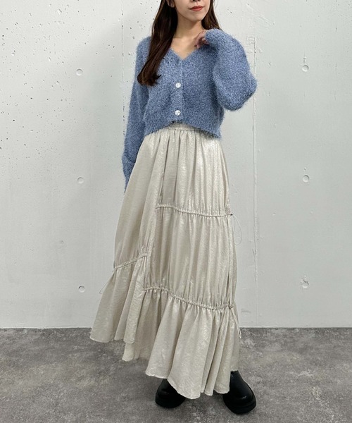room306contemporary 新品グリッタースカート room306 CONTEMPORARY / Glitter Knit Mini Skirt
