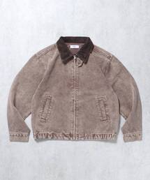 FFEIN | 【FFEIN(フェイン)】ワークダックブルゾン / ジャケット フルジップ チンスト オーバーサイズ コーデュロイ フェード(ブルゾン)