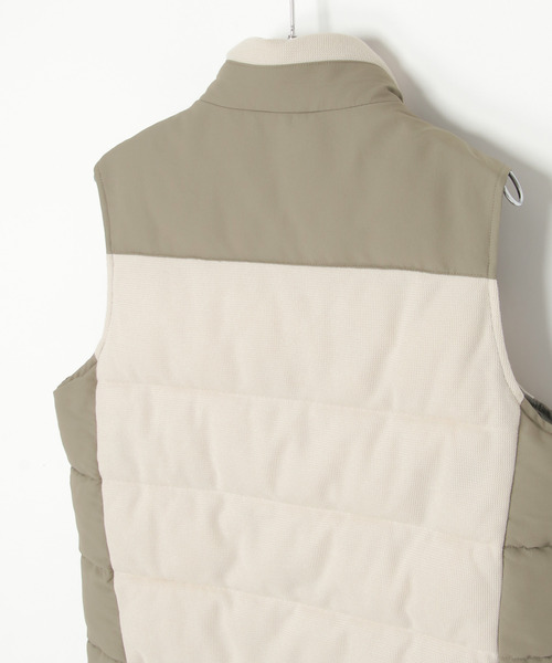 ikka（イッカ）の「sorona(R)コンビ中綿ベスト（ダウンベスト・メンズ・ブラック/ネイビー/ベージュ・S/M/L/XL）」の22枚目の写真