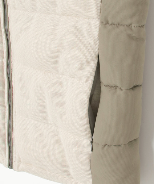 ikka（イッカ）の「sorona(R)コンビ中綿ベスト（ダウンベスト・メンズ・ブラック/ネイビー/ベージュ・S/M/L/XL）」の21枚目の写真