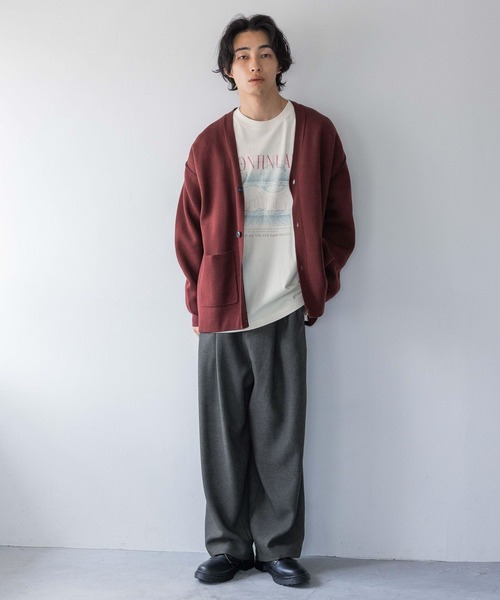 LOWRYS FARM(ローリーズファーム)の「ラナテックワイドパンツ 116660(スラックス・メンズ・ブラウン/グレー・MEDIUM/LARGE)」の4枚目の写真