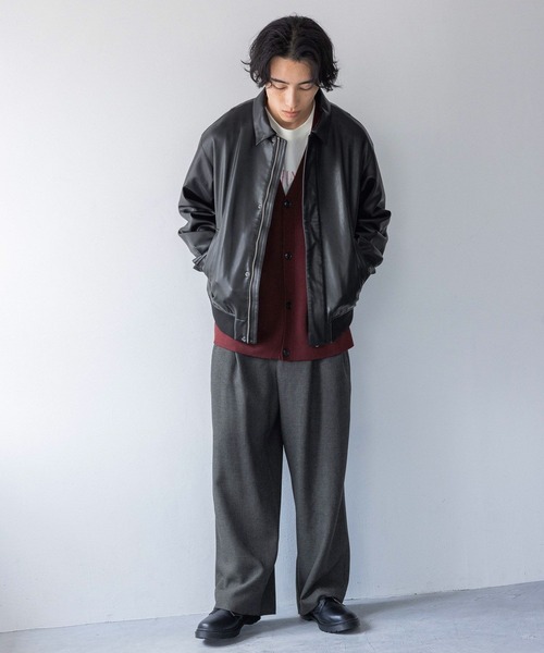 LOWRYS FARM(ローリーズファーム)の「ラナテックワイドパンツ 116660(スラックス・メンズ・ブラウン/グレー・MEDIUM/LARGE)」の6枚目の写真