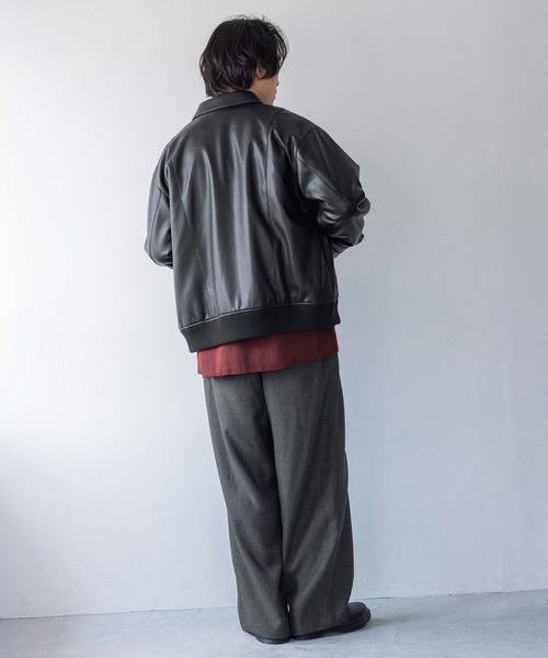 LOWRYS FARM(ローリーズファーム)の「ラナテックワイドパンツ 116660(スラックス・メンズ・ブラウン/グレー・MEDIUM/LARGE)」の8枚目の写真