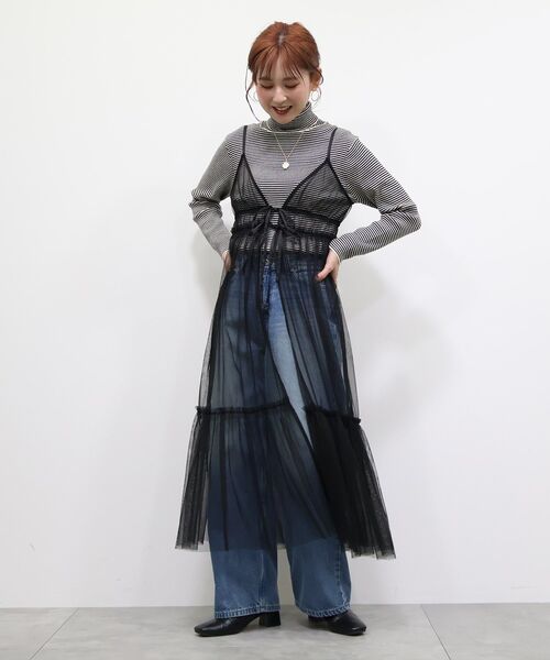 セール】ティアードチュールワンピース（ワンピース）｜AMERICAN HOLIC