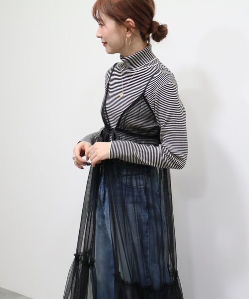 新品タグ付き！Ameri VINTAGE チュールボレロ付ワンピース Ameri VINTAGE - Ameri【タグ付新品】チュール ベロア