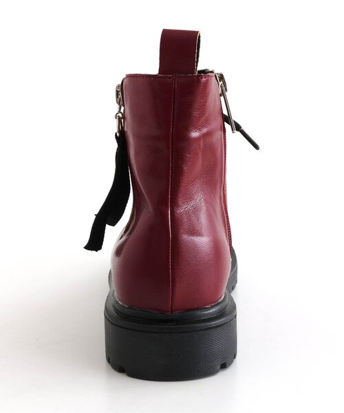 BREEZE(ブリーズ)の「飾りジッパーショートブーツ(ブーツ・キッズ・ワインレッド/ブラック・21/22/23/24)」の15枚目の写真