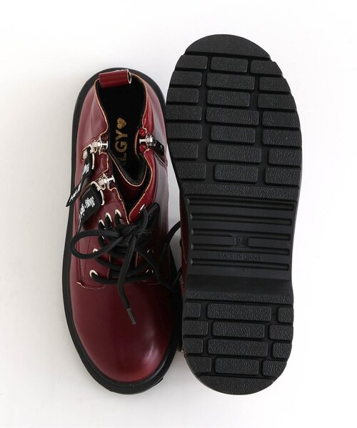 BREEZE(ブリーズ)の「飾りジッパーショートブーツ(ブーツ・キッズ・ワインレッド/ブラック・21/22/23/24)」の16枚目の写真