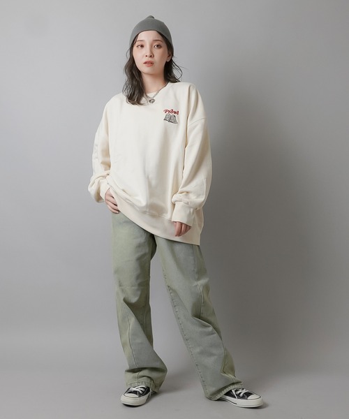 SPINNS(スピンズ)の「切り替えデザイン デニムストレートパンツ(デニムパンツ・レディース・ブルー系その他・M/S)」の15枚目の写真