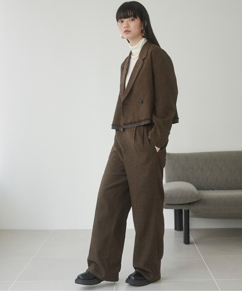 パイピングショートジャケット セール】パイピング ショートジャケット（テーラードジャケット