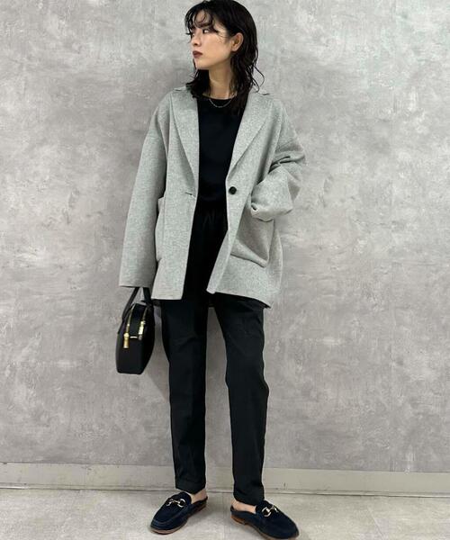 URBAN RESEARCH DOORS(アーバンリサーチドアーズ)の「ツイルストレッチテーパードイージーパンツ(その他パンツ・レディース・ブラック/チャコールグレー/カーキ・SMALL/MEDIUM/X-SMALL)」の6枚目の写真