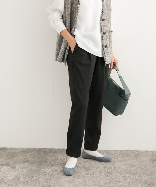 URBAN RESEARCH DOORS(アーバンリサーチドアーズ)の「ツイルストレッチテーパードイージーパンツ(その他パンツ・レディース・ブラック/チャコールグレー/カーキ・SMALL/MEDIUM/X-SMALL)」の21枚目の写真