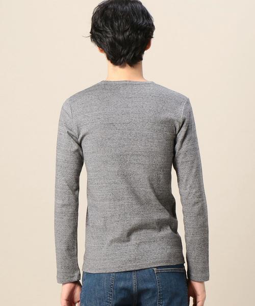 BEAUTY&YOUTH UNITED ARROWS（ビューティーアンドユースユナイテッドアローズ）の「BY フライス Vネックカットソー◆（Tシャツ/カットソー・メンズ・ライトブルー/ネイビー/ホワイト/グレー/ダークグレー/オリーブ・MEDIUM/SMALL/LARGE/X-LARGE）」の15枚目の写真